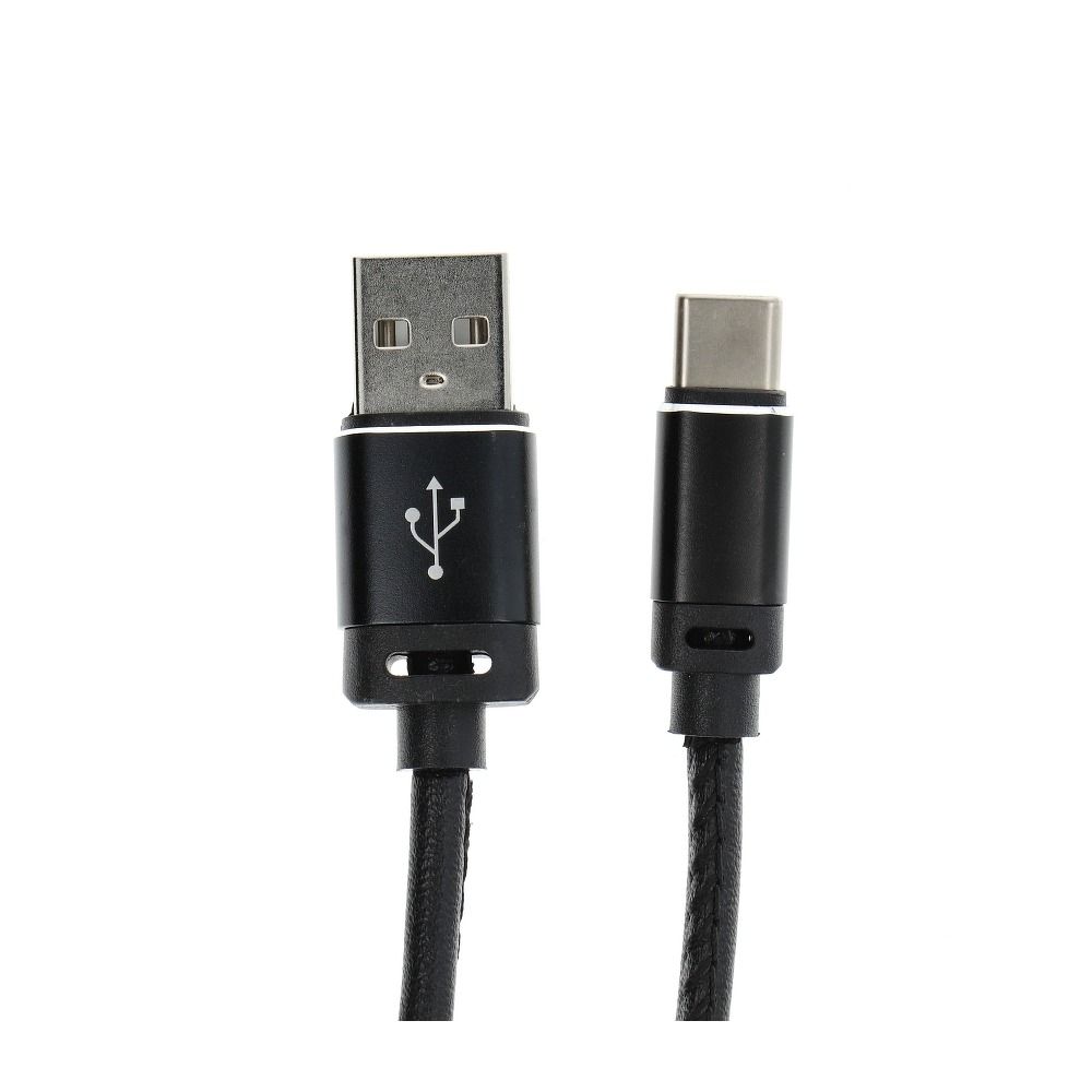 4068ee174d552653eade55f3597deaf9 Cable USB A to Type C 2.0 C366 (connector long : 8mm) 1 m black