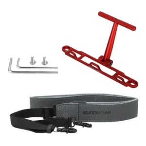 Uchwyt ze smyczą Sunnylife do kontrolera DJI RC / RC 2 (czerwony) ZJ764-R
