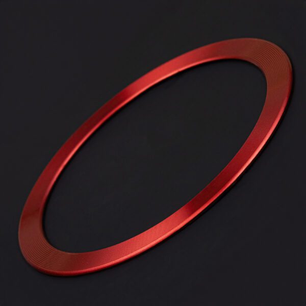 Metal Ring (2 in set) red