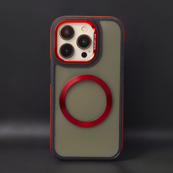 Metal Ring (2 in set) red