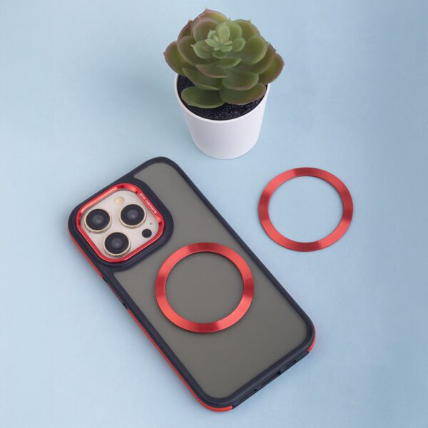 Metal Ring (2 in set) red