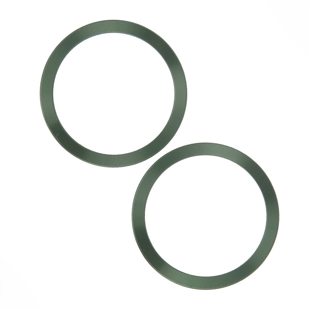 411383_oryg Metal Ring (2 in set) green