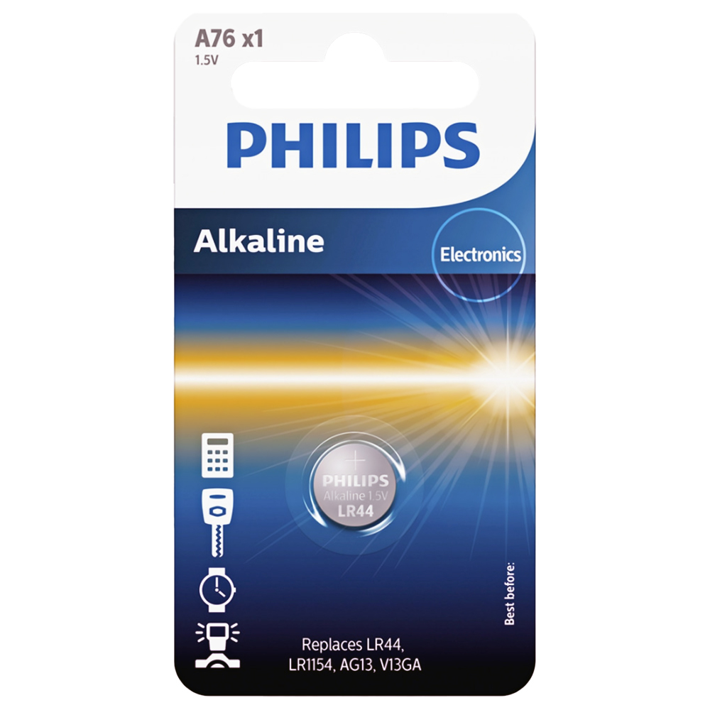 418214_oryg Battery PHILIPS LR44/LR1154 Minicells Alkaline 1pc Blister