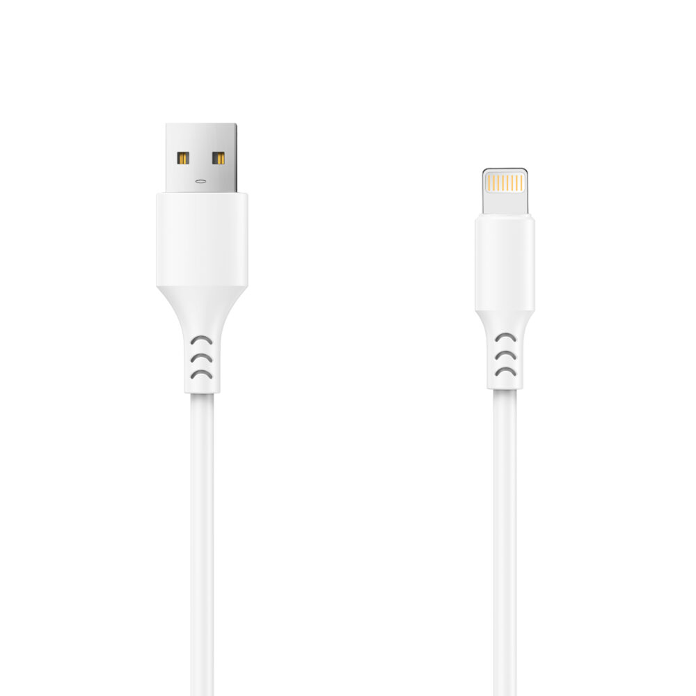 421350_oryg Setty cable USB - Lightning 1,8 m 2A KT-L white JMP