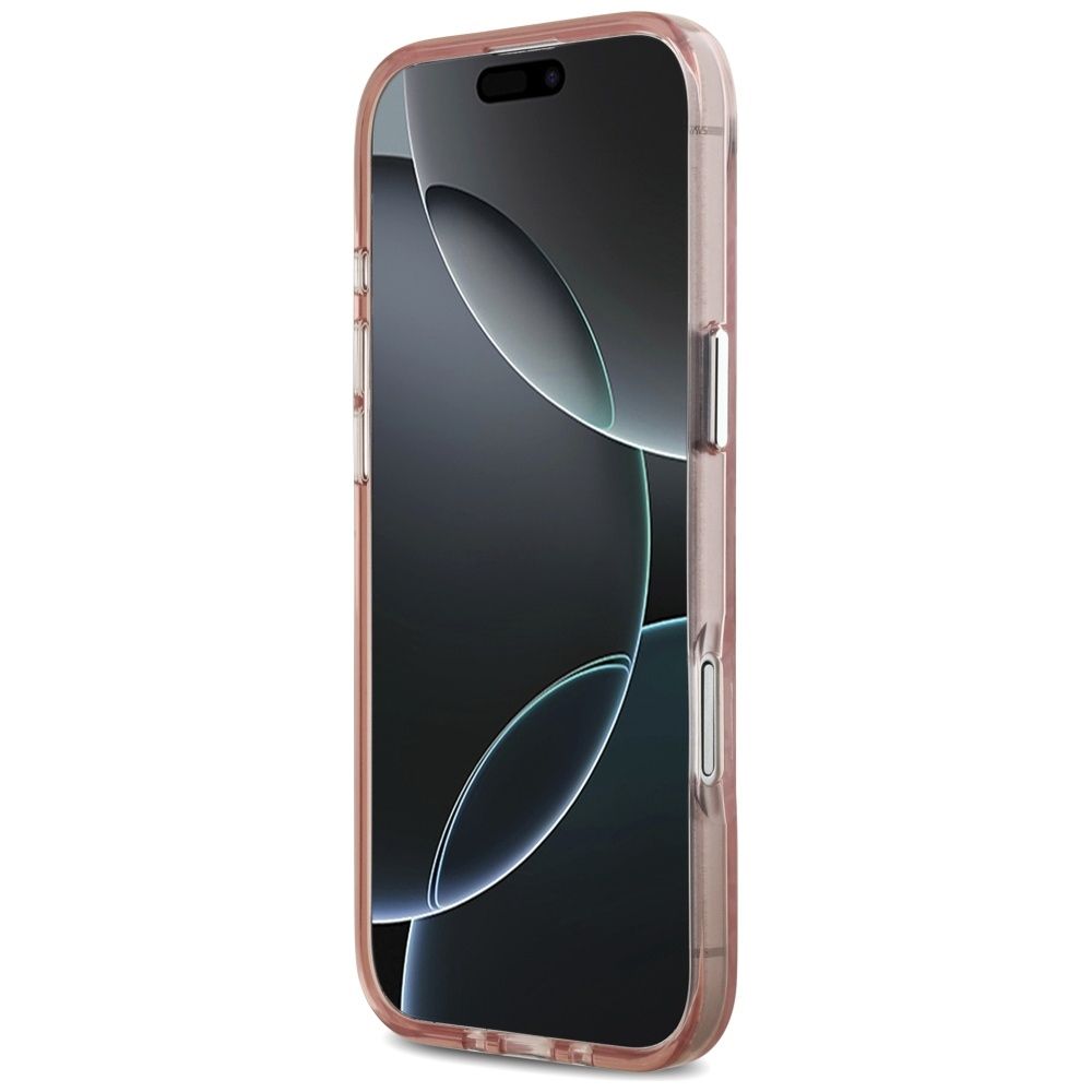 KARL LAGERFELD case for IPHONE 17 Air compatible with MagSafe KLHMP17MHMKBCHOP (IML Choupette Head Logo) pink
