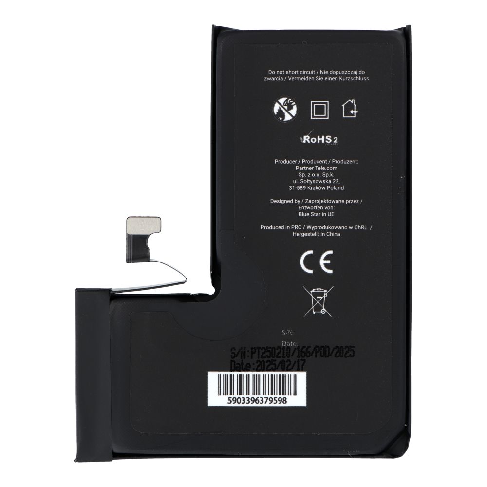 Battery for iPhone 15 PRO 3274 mAh Blue Star HQ