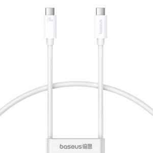fast Charging Cable Baseus Superior 2 USB-C to USB-C 240W, 1,8m (white)