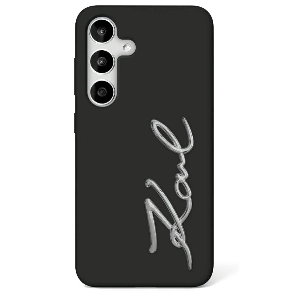 437334_oryg Karl Lagerfeld HC Silicone Sign Metal Logo case for Samsung Galaxy S25 black