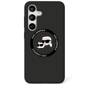 Karl Lagerfeld HC Magnetic Silicone case foruble Heads case for Samsung Galaxy S25 Ultra black