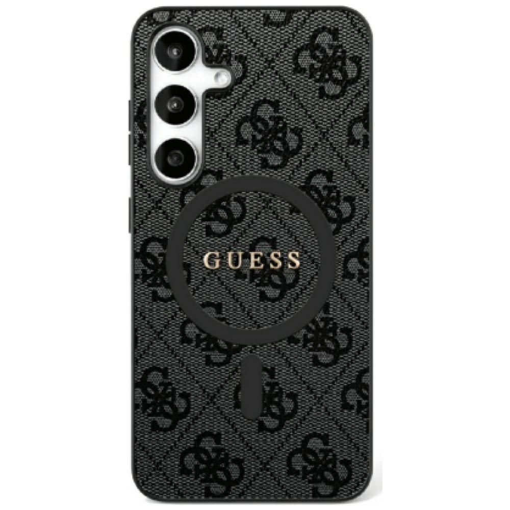 Guess HC Magnetic PU 4G Ring Classic Logo case for Samsung Galaxy S25 Ultra black