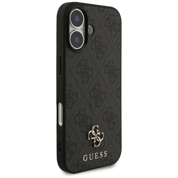 GUESS case for IPHONE 17 compatible with MagSafe GUHMP17SP4SM4MK (PU 4G Small 4G and Classic) black