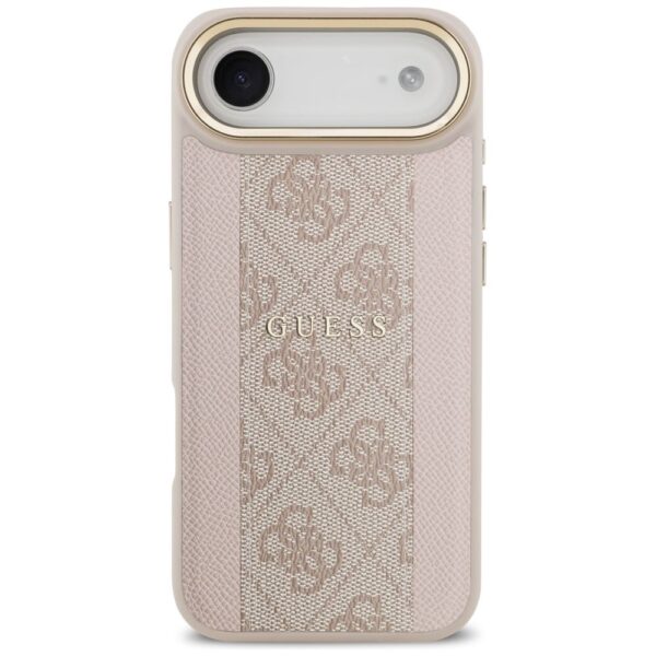 4445efa505885d3161e7bfcd090575f1 GUESS case for IPHONE 17 Air compatible with MagSafe GUHMP17MPG4SEMCP (PU W/ 4G Stripe) pink
