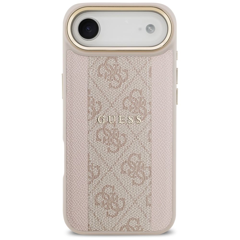 4445efa505885d3161e7bfcd090575f1 GUESS case for IPHONE 17 Air compatible with MagSafe GUHMP17MPG4SEMCP (PU W/ 4G Stripe) pink