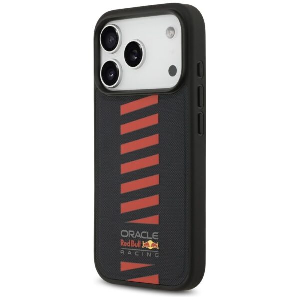 RED BULL case for IPHONE 17 Pro compatible with MagSafe RBHMP17L24PUDSRV (Meshed PU W/ Powerbar) navy