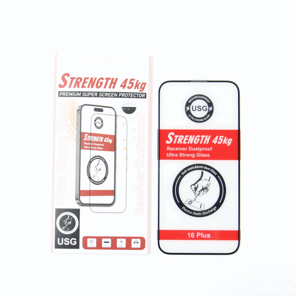 450547_oryg Tempered glass Ultra Strong 45KG for iPhone 17 Pro