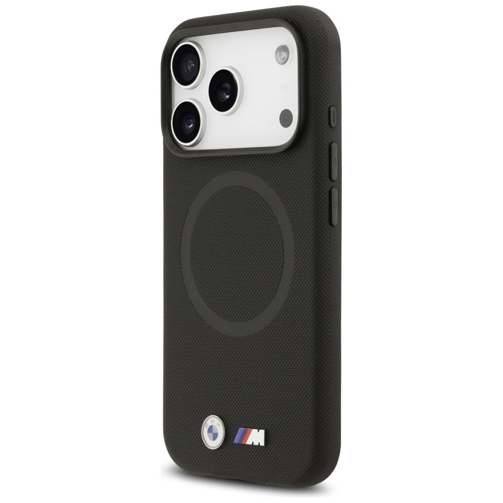 451378b9cadcf1f205ea9710f7691d49 BMW case for IPHONE 17 Pro Max compatible with MagSafe BMHMP17X25PFWSMK (PU FW Metal Logo) black