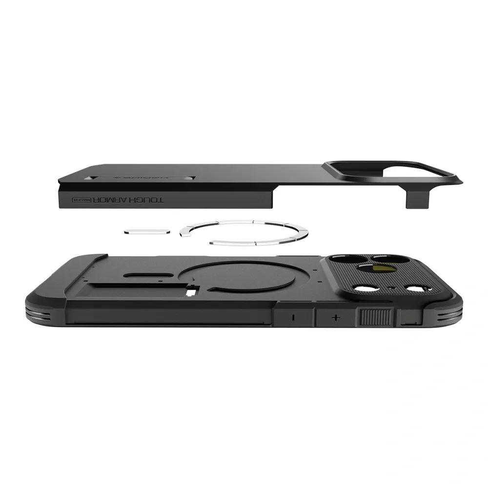 452a22c0e4340b711c89eff8e01e6890 SPIGEN case TOUGH ARMOR MAG compatible with MagSafe for IPHONE 17 Pro black