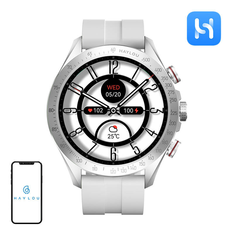 Chytré hodinky Haylou Solar Pro (stříbrný)