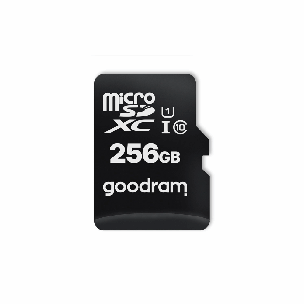 454849_oryg GoodRam Memory Card 256GB microSDXC kl. 10 UHS-I 100 / 10 MB/s + adapter