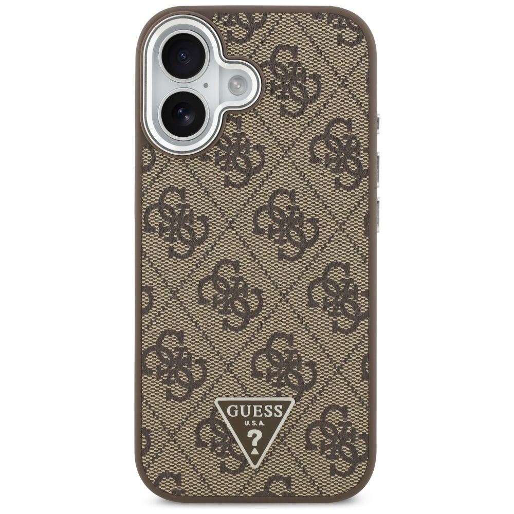 45a62eb35cf6e5fd4856fc08357448c5 GUESS case for IPHONE 17 compatible with MagSafe GUHMP17SP4TSRCMW (PU 4G W/Triangle Logo SL) brown