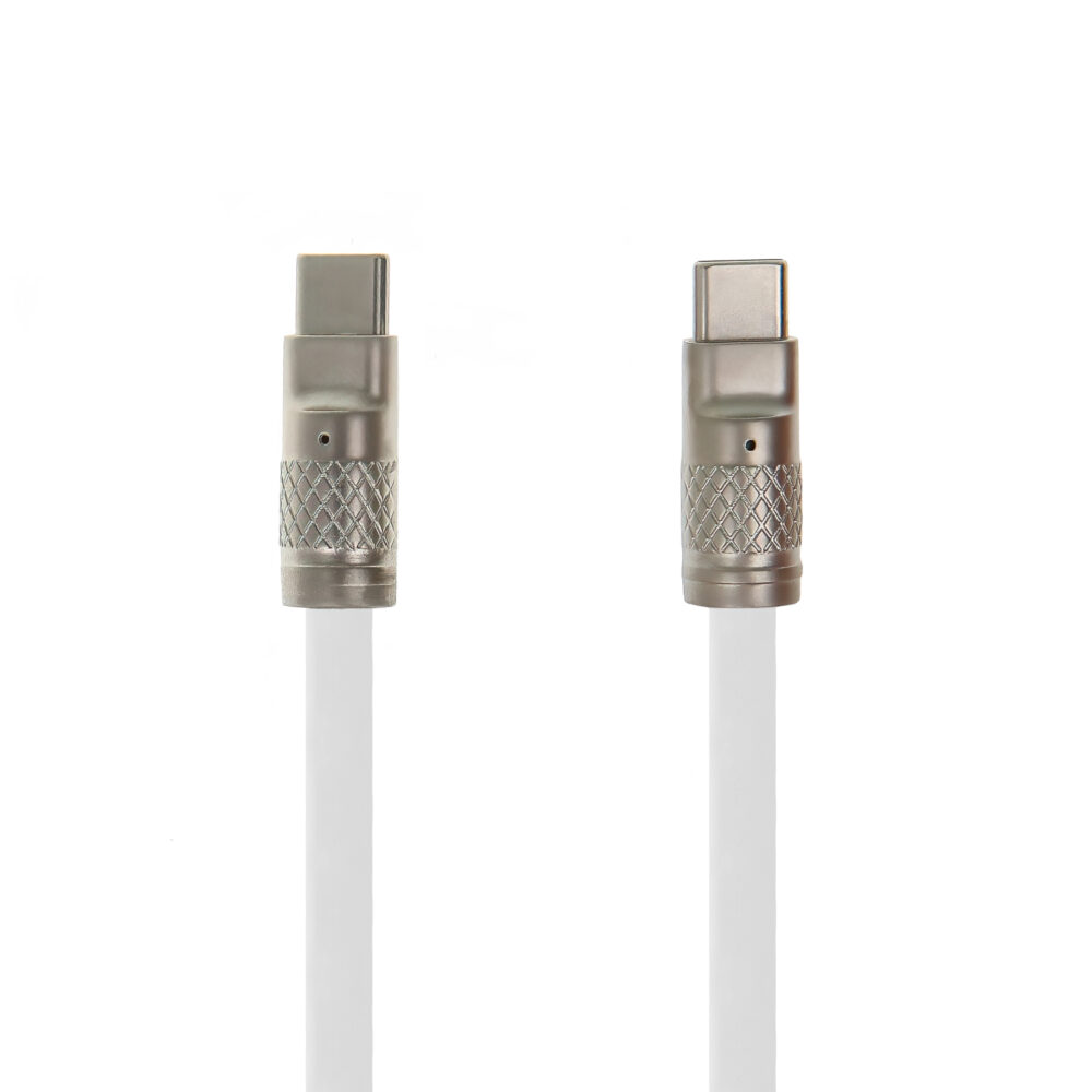 Created with GIMP Setty Zink cable USB-C - USB-C 1,2 m 60W KZC-C-1.2600 white
