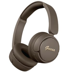 Guess wireless headphones BT HEADPHONES SCRIPT METAL LOGO brown