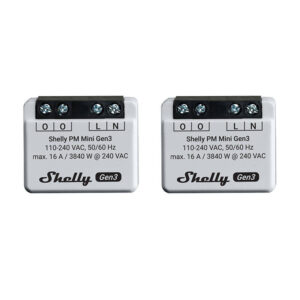 Zestaw 2 Sterowników Shelly PM Mini Gen3 WiFi/Bluetooth