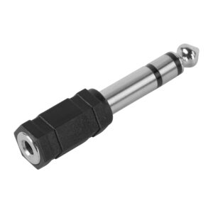 Setty adapter audio Jack 6,3 mm - Jack 3,5 mm AD-J-J-1 black