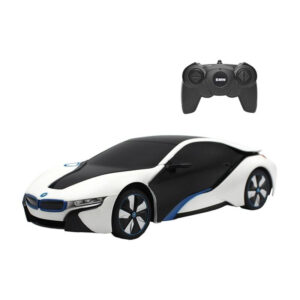 RASTAR R/C 1:24 BMW i8 τηλεκατευθυνόμενο αυτοκίνητο- ευαίσθητο στην υπεριώδη ακτινοβολία (λευκό και κίτρινο)