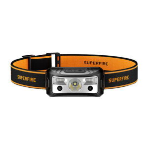 Φακός κεφαλής Superfire HL05-K – 120 lm, 100 μ., 7 λειτουργίες