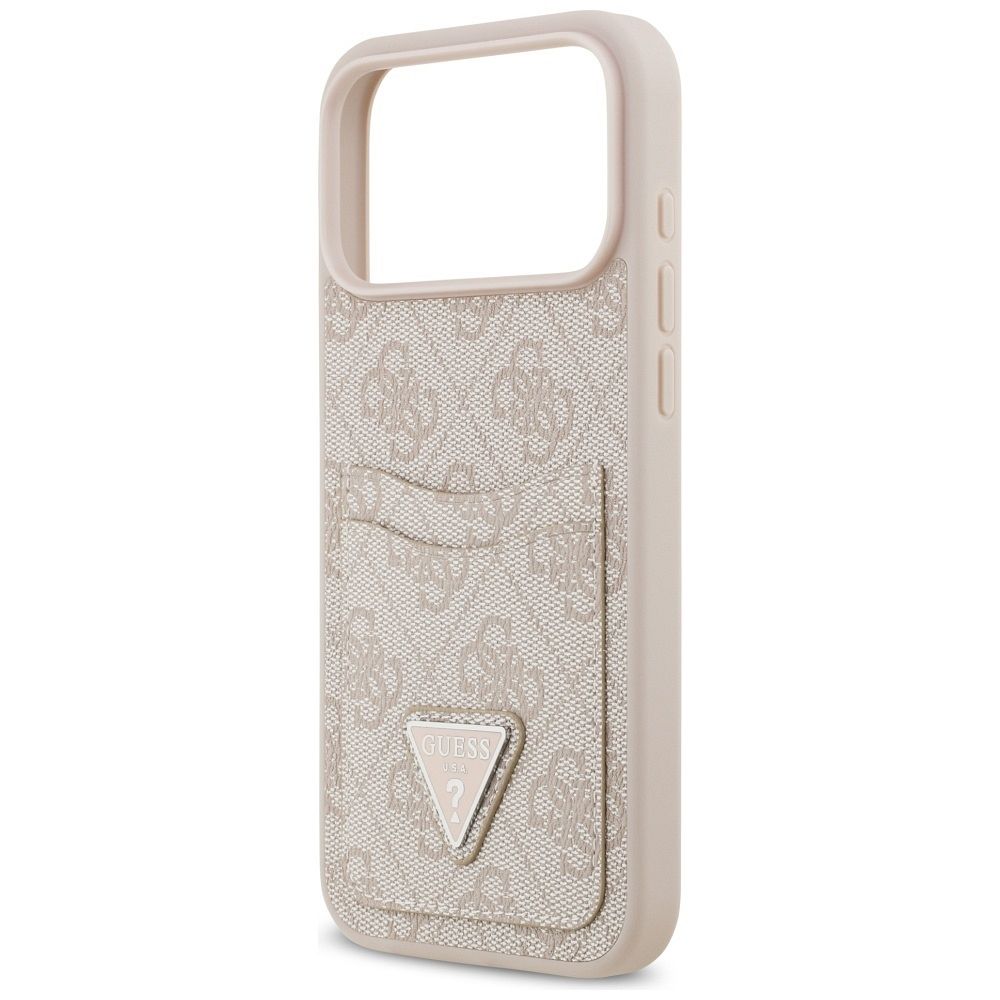 4696c5a339abef3a5de799630dd504a3 GUESS case for IPHONE 17 Pro Max GUHCP17XP4TPP (4G Double Card Triangle) pink