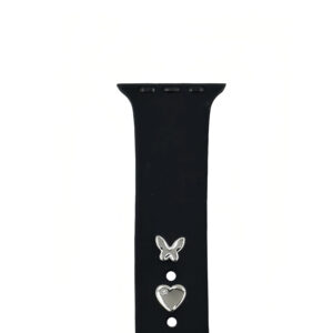 Pin Charms for watch straps butterfly silver