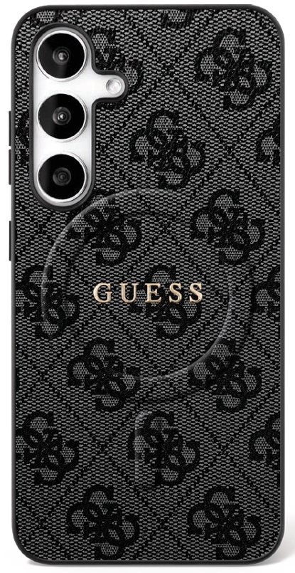 473858_oryg Guess case for Samsung Galaxy S25 HC MAGSAFE PU 4G RING CLASSIC LOGO czarna