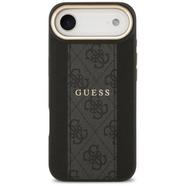 4796a91ac6c78a71dbb4bfb681c3194b GUESS case for IPHONE 17 Air compatible with MagSafe GUHMP17MPG4SEMCK (PU W/ 4G Stripe) black