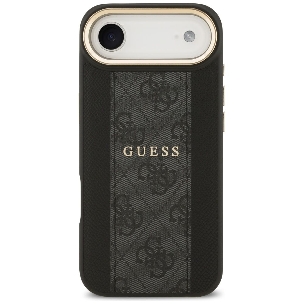 4796a91ac6c78a71dbb4bfb681c3194b GUESS case for IPHONE 17 Air compatible with MagSafe GUHMP17MPG4SEMCK (PU W/ 4G Stripe) black