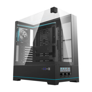 Darkflash DY450 PRO θήκη υπολογιστή (μαύρο) + 1 ανεμιστήρας