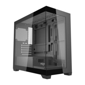 Darkflash C218M κουτί υπολογιστή + 6 ανεμιστήρες ARGB (μαύροι)