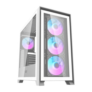 Darkflash DRX90 Γυάλινη θήκη υπολογιστή (λευκό)