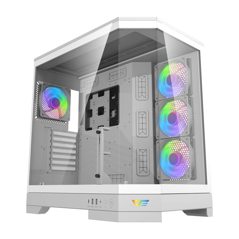 Darkflash DQX90 θήκη υπολογιστή (λευκό)