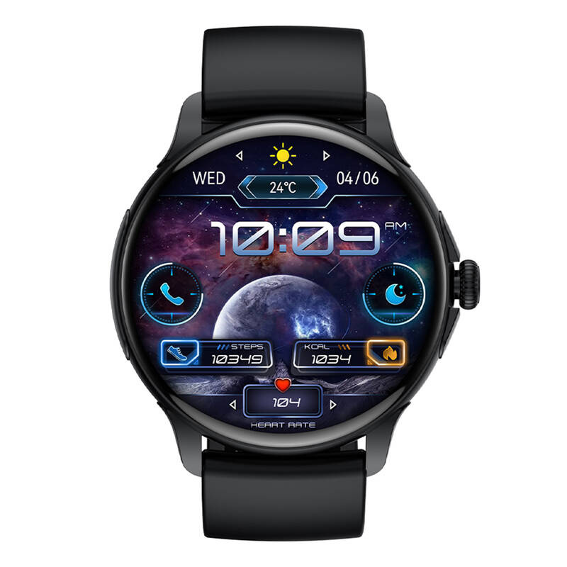 Colmi V72 smartwatch (μαύρο)