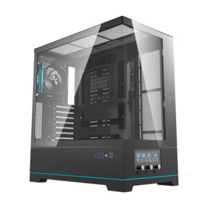 Darkflash DY451 PRO κουτί υπολογιστή (μαύρο) + 1 ανεμιστήρας