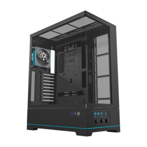 Darkflash DY451L PRO θήκη υπολογιστή με ανεμιστήρα (μαύρο)