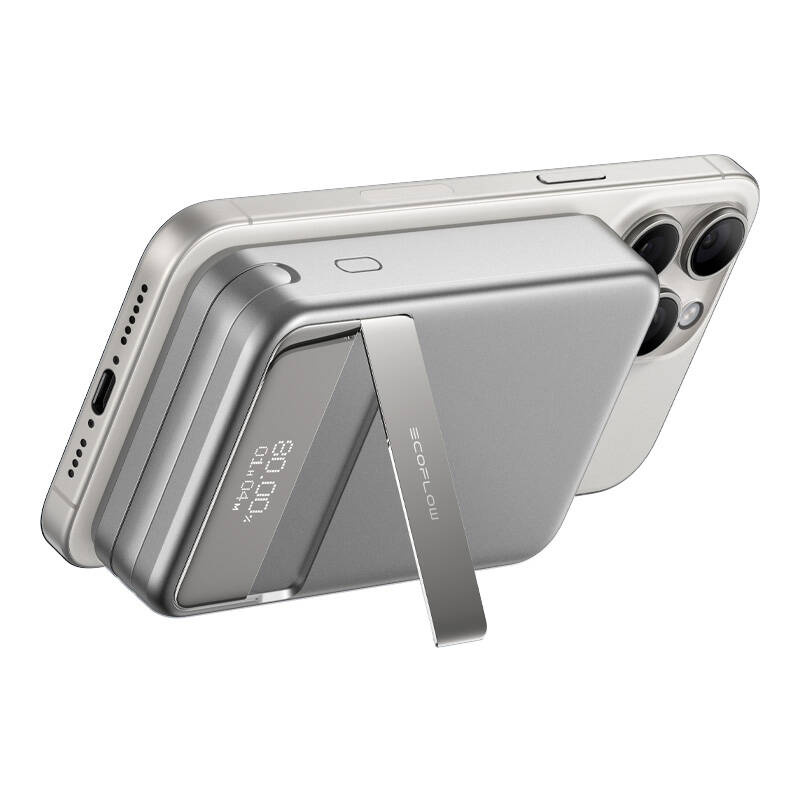 Μαγνητικό powerbank EcoFlow RAPID, 10000mAh, (ασημί).