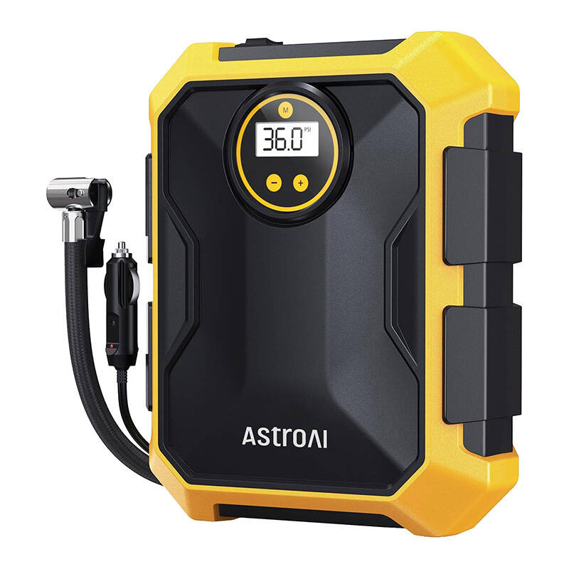 AstroAI CZK-3674 12V DC 100PSI αεροσυμπιεστής (κίτρινο)