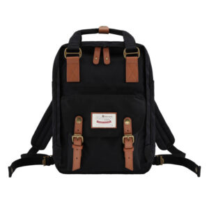 Himawari 188L μαύρο και καφέ σακίδιο laptop 14''