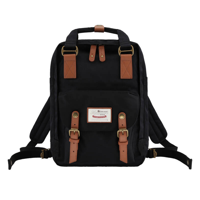 Himawari 188L μαύρο και καφέ σακίδιο laptop 14''