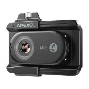 Φακός 3x CPL / μικροσκόπιο για smartphone Apexel APL-MS3IN1, 200x / 150x / 100x
