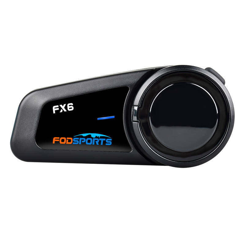 Fodsports FX6 ενδοεπικοινωνία μοτοσικλέτας (μαύρο)