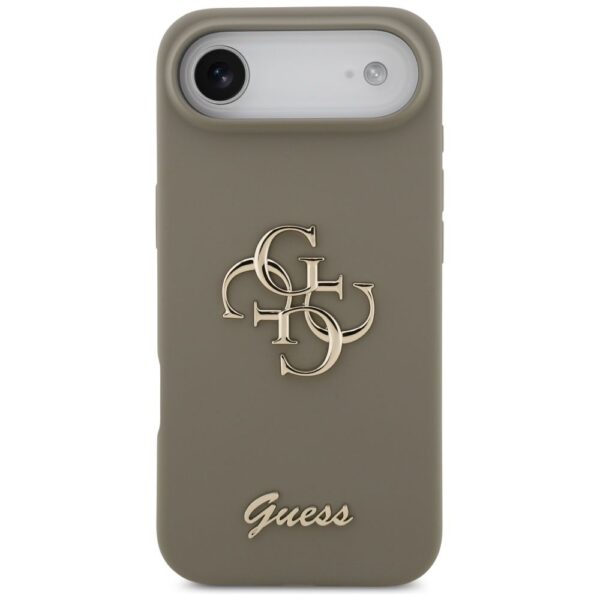 GUESS case for IPHONE 17 Air GUHCP17MSC4GSMW (Silicone W/ Big 4G Script) brown