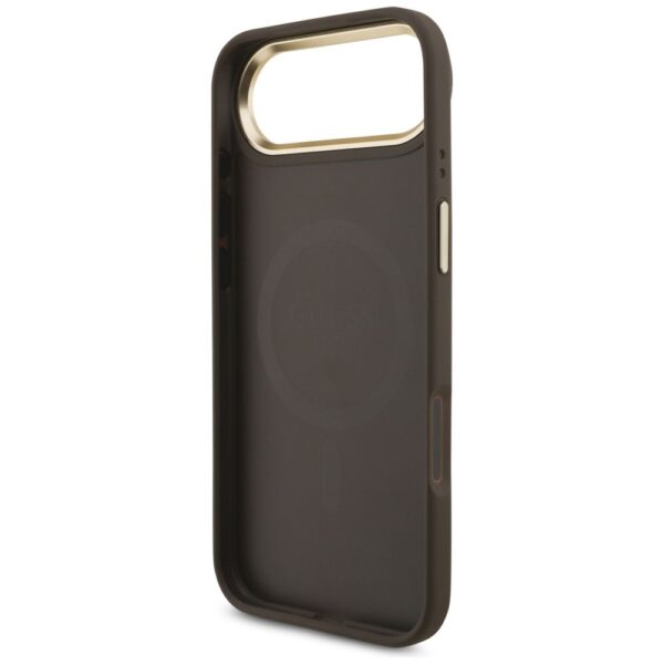 48b6b204ce25c6c46046709128540449 GUESS case for IPHONE 17 Air compatible with MagSafe GUHMP17MP4GRMDEW (PU W/ 4G Strass Logo) brown
